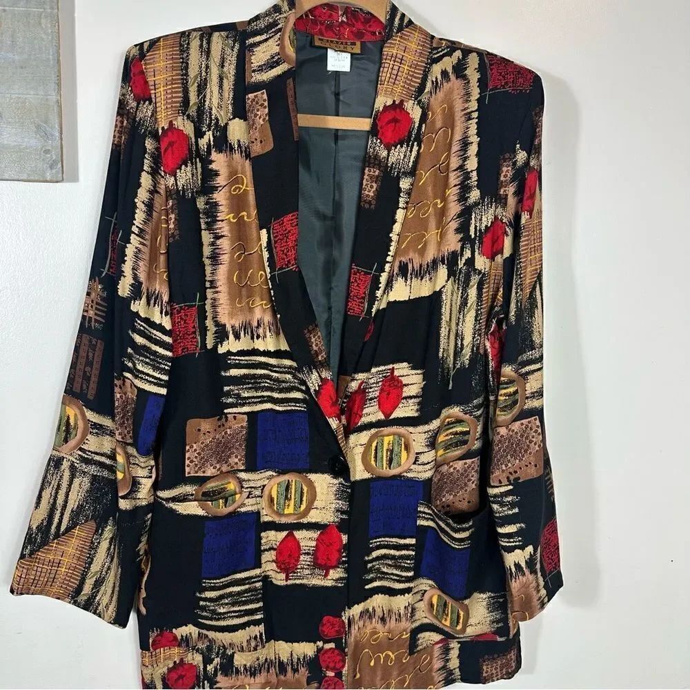 VTG BLAZER GLORY 100% rayon - Picture 4 of 12